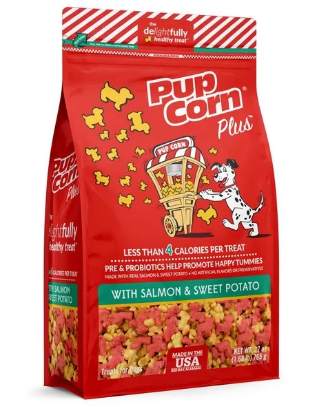 2/27 oz. Sunshine Mills Pupcorn Plus W/ Salmon & Sweet Potato - Health/First Aid